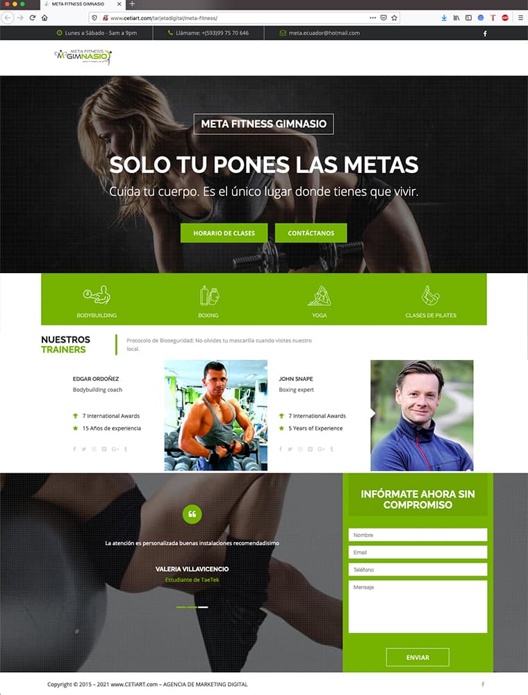 GIMNASIO Meta Fitness